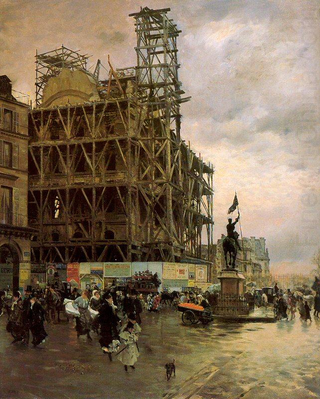 The Place des Pyramides, Nittis, Giuseppe de